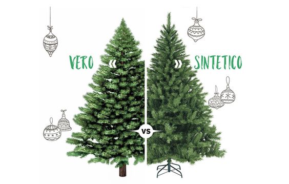 albero vero o artificiale