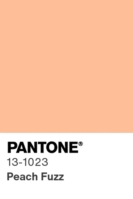 Pantone Peach Fuzz